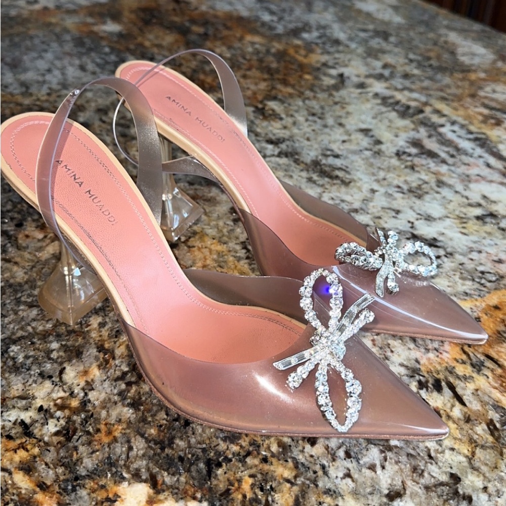 Amina muaddi  heels